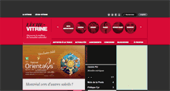 Desktop Screenshot of blogue.lavitrine.com
